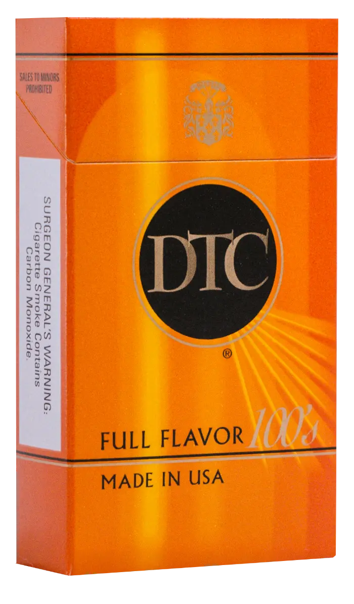 DTC Full Flavor 100's cigarette pack