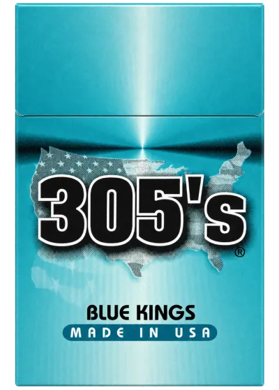 305's Blue Kings cigarette pack